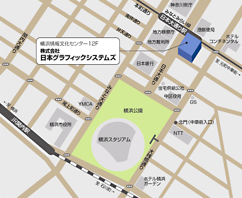 関内近郊地図